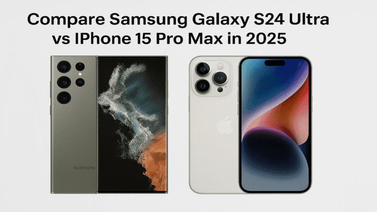 Samsung Galaxy S24 Ultra vs iPhone 15 Pro Max – Specs, Camera & Price 2025