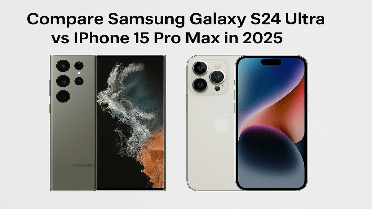 Samsung Galaxy S24 Ultra vs iPhone 15 Pro Max – Specs, Camera & Price 2025