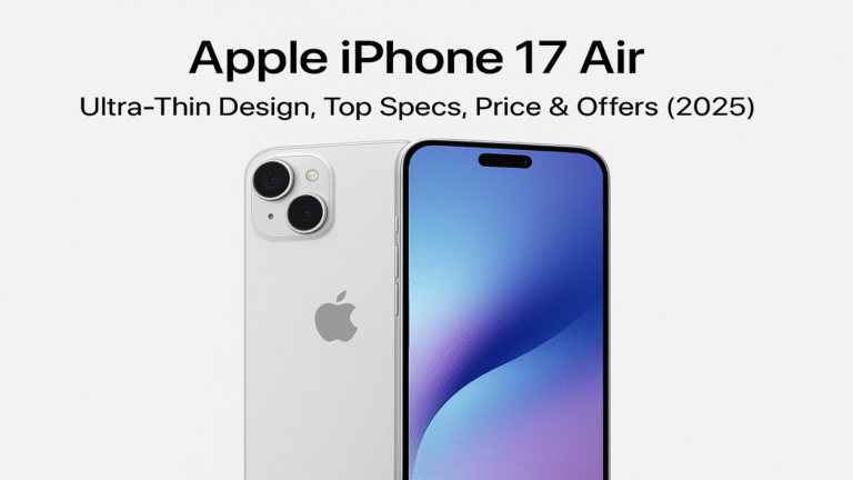 Apple iPhone 17 Air: Ultra-Thin Design, Top Specs, Price & Offers (2025)