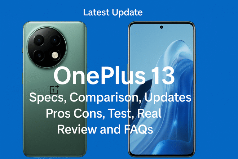 Oneplus 13: Full specs, comparison, updates, Pros Cons, Test, Real Review and faqs