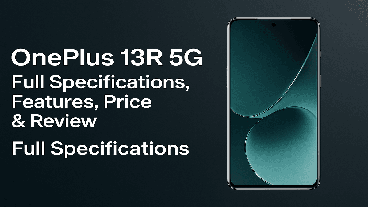 OnePlus 13R 5G full specifications and features