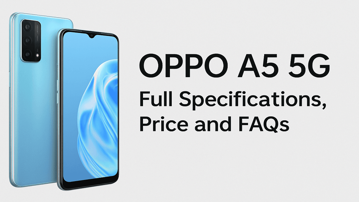 OPPO A5 5G Full Specifications, Price and FAQs