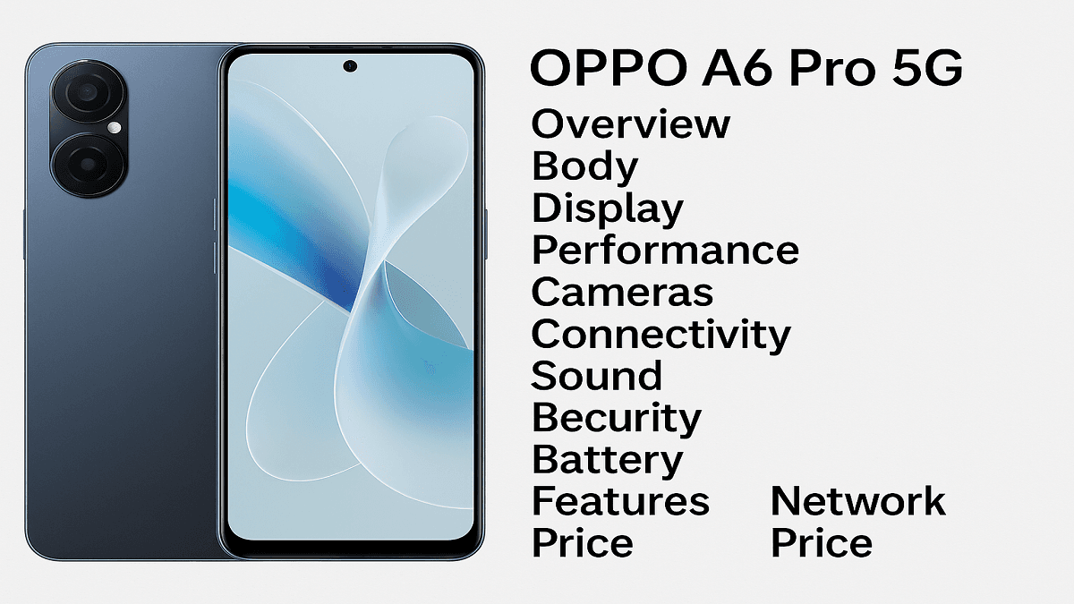Oppo A6 Pro 5G
